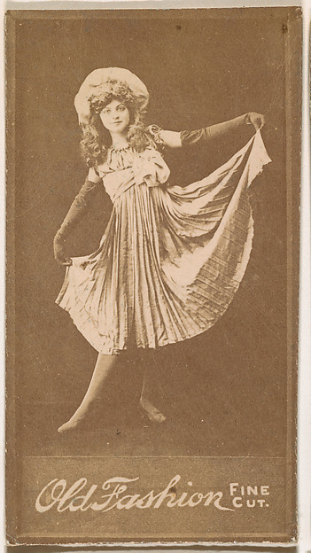 Dancer, from the Actresses series (N664) promoting Old Fashion Fine Cut Tobacco