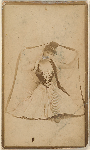 Actress wearing pleated skirt, from the Actresses series (N668)