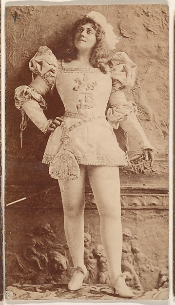 Actress wearing costume with sword, from the Actresses series (N668)