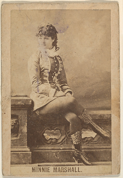 Minnie Marshall, from the Actresses series (N668)