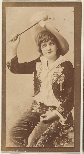 Seated actress, from the Actresses series (N668)