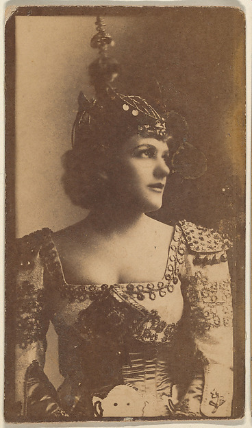 Actress wearing costume with pointed hat, from the Actresses series (N668)