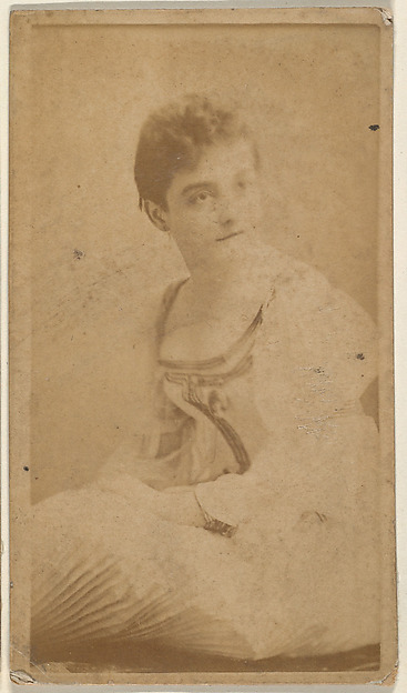 Seated actress, from the Actresses series (N668)