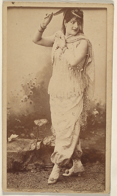 Actress wearing costume with harem pants, from the Actresses series (N668)