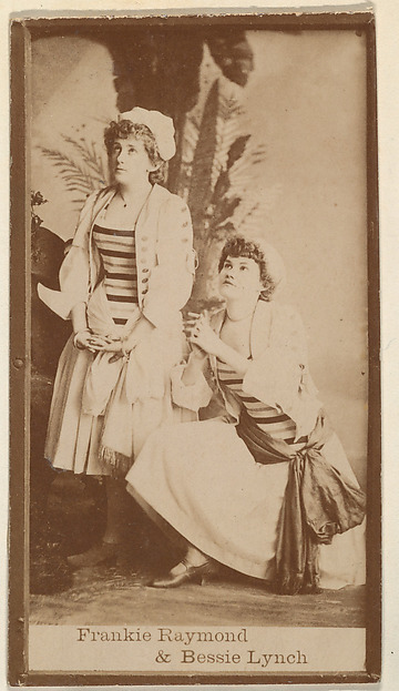 Frankie Raymond and Bessie Lynch, from the Actresses series (N668)