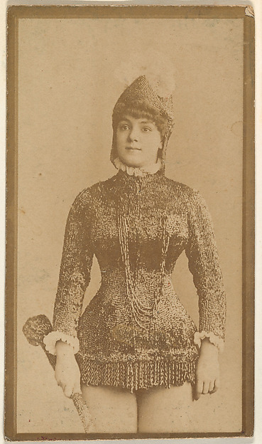 Actress wearing military-inspired costume, from the Actresses series (N668)
