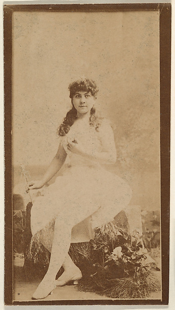 Seated actress, from the Actresses series (N668)