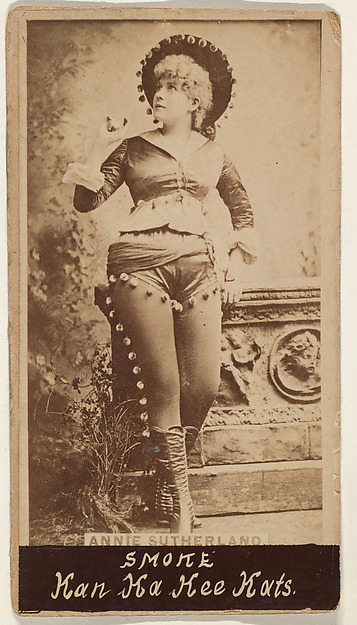 Annie Sutherland, from the Actresses series (N675), promoting Kan Ka Kee Kats