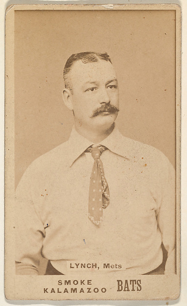 Lynch, Mets, from the Kalamazoo Bats series (N690) issued by Chas. Gross & Co. to promote Kalamazoo Bats