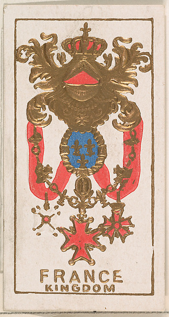 France, Kingdom, from the Arms of Dominions series (N181) issued by Wm. S. Kimball & Co.