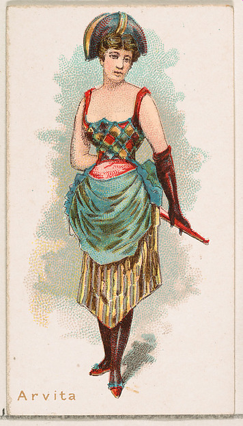 Arvita, from the Ballet Queens series (N182) issued by Wm. S. Kimball & Co.