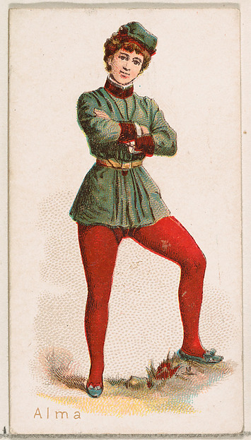Alma, from the Ballet Queens series (N182) issued by Wm. S. Kimball & Co.