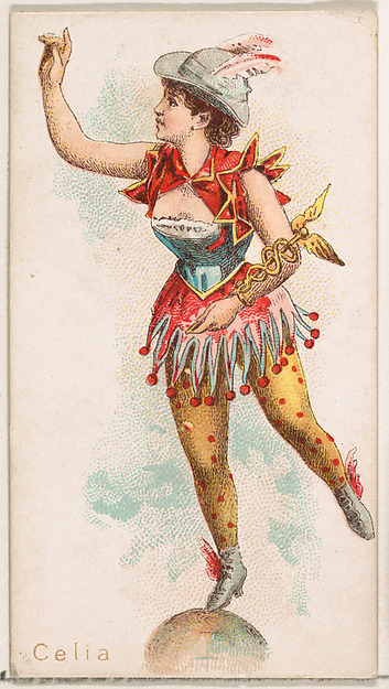 Celia, from the Ballet Queens series (N182) issued by Wm. S. Kimball & Co.