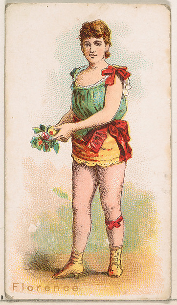 Florence, from the Ballet Queens series (N182) issued by Wm. S. Kimball & Co.