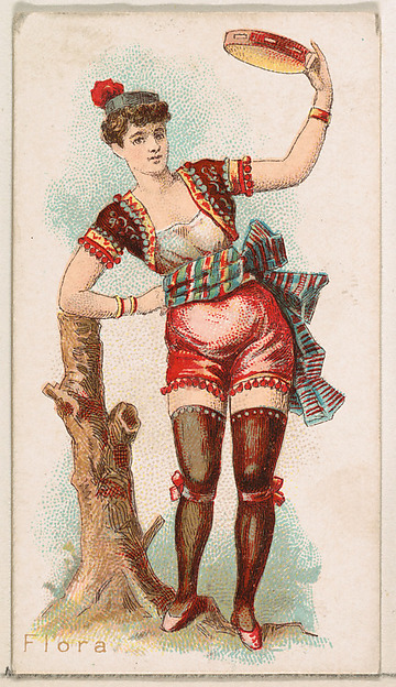 Flora, from the Ballet Queens series (N182) issued by Wm. S. Kimball & Co.