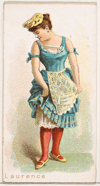 Laurence, from the Ballet Queens series (N182) issued by Wm. S. Kimball & Co.