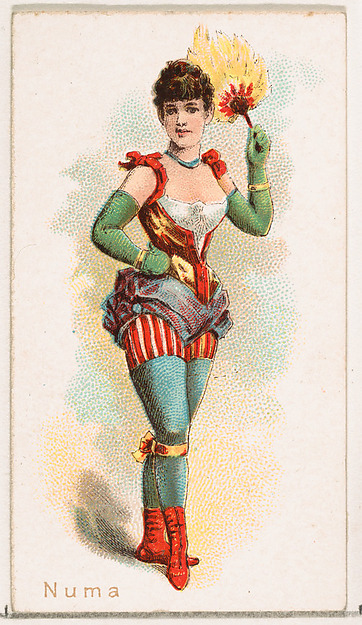 Numa, from the Ballet Queens series (N182) issued by Wm. S. Kimball & Co.