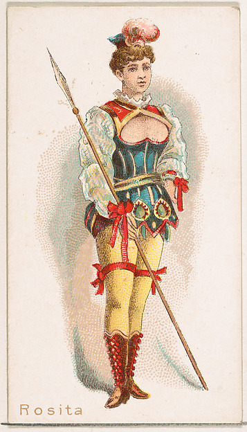 Rosita, from the Ballet Queens series (N182) issued by Wm. S. Kimball & Co.