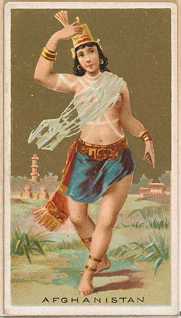 Afghanistan, from the Dancing Girls of the World series (N185) issued by Wm. S. Kimball & Co.