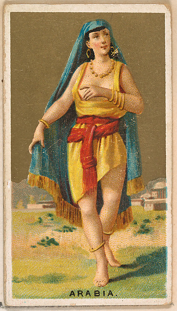 Arabia, from the Dancing Girls of the World series (N185) issued by Wm. S. Kimball & Co.