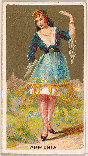 Armenia, from the Dancing Girls of the World series (N185) issued by Wm. S. Kimball & Co.