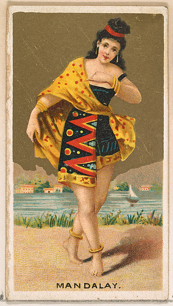 Mandalay, from the Dancing Girls of the World series (N185) issued by Wm. S. Kimball & Co. by William S. Kimball & Company, The Metropolitan Museum of Art