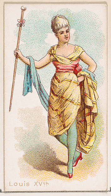Louis XVth Dancer, from the Dancing Women series (N186) issued by Wm. S. Kimball & Co.