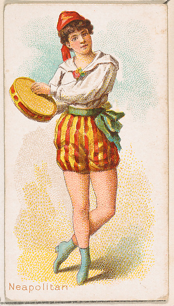 Neapolitan Dancer, from the Dancing Women series (N186) issued by Wm. S. Kimball & Co.