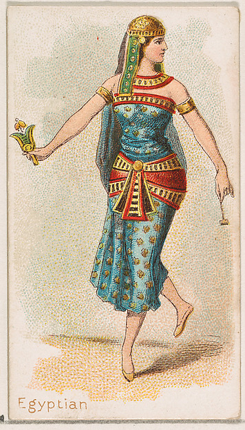 Egyptian Dancer, from the Dancing Women series (N186) issued by Wm. S. Kimball & Co.