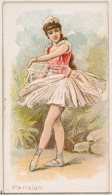 Parisian Dancer, from the Dancing Women series (N186) issued by Wm. S. Kimball & Co.
