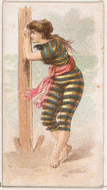 Newport, from the Fancy Bathers series (N187) issued by Wm. S. Kimball & Co.