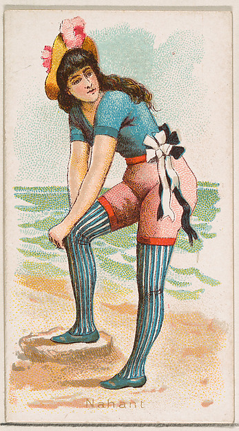Nahant, from the Fancy Bathers series (N187) issued by Wm. S. Kimball & Co.