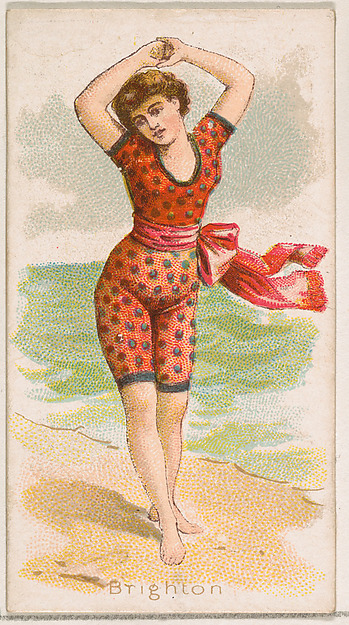 Brighton, from the Fancy Bathers series (N187) issued by Wm. S. Kimball & Co.
