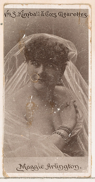 Maggie Arlington, from the Actresses series (N190) issued by Wm. S. Kimball & Co.