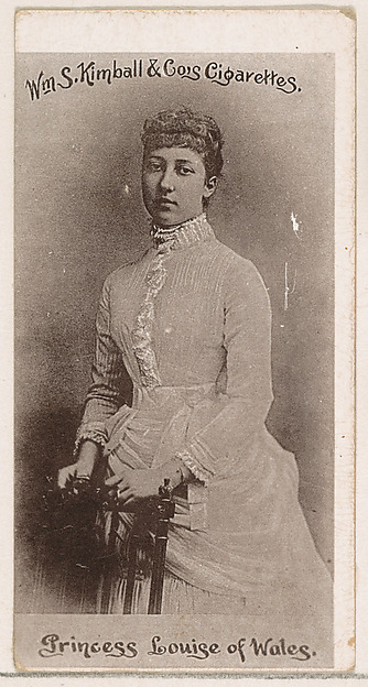 Princess Louise of Wales, from the Actresses series (N190) issued by Wm. S. Kimball & Co.