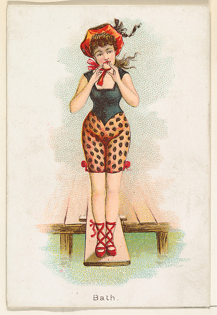 Bath, from the Beautiful Bathers series (N192) issued by Wm. S. Kimball & Co.