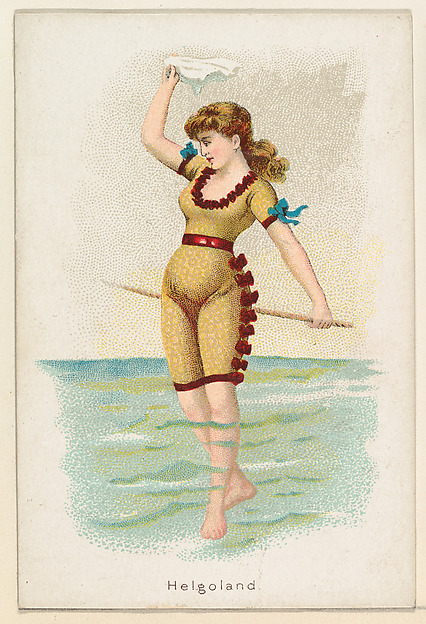 Helgoland, from the Beautiful Bathers series (N192) issued by Wm. S. Kimball & Co.