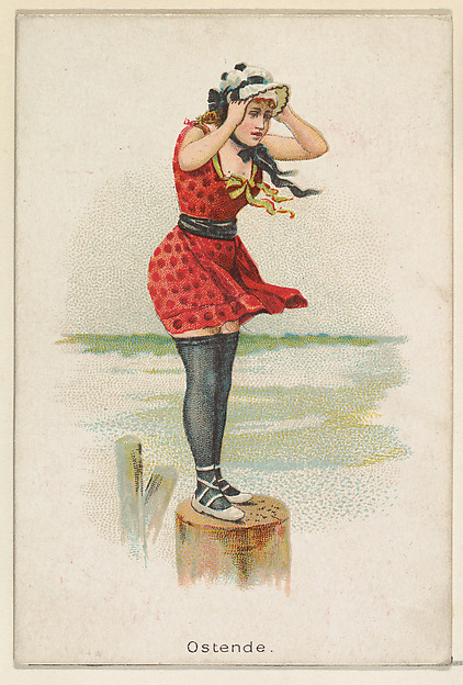 Ostende, from the Beautiful Bathers series (N192) issued by Wm. S. Kimball & Co.
