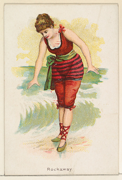Rockaway, from the Beautiful Bathers series (N192) issued by Wm. S. Kimball & Co.