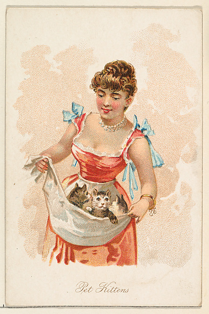 Pet Kittens, from the Household Pets series (N194) issued by Wm. S. Kimball & Co.