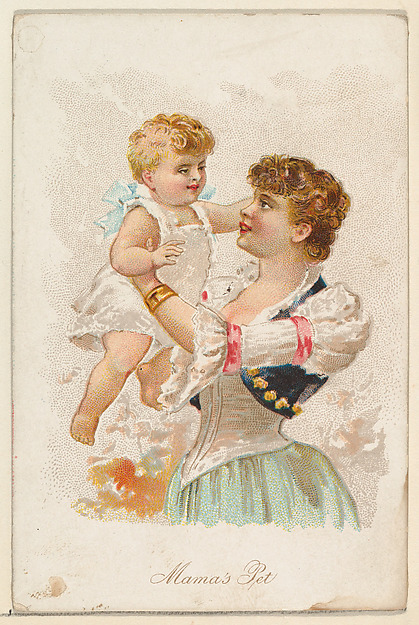 Mama's Pet, from the Household Pets series (N194) issued by Wm. S. Kimball & Co.