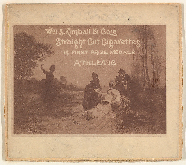 Athletic, from the Sports and Art Subjects series (N197) issued by Wm. S. Kimball & Co. by William S. Kimball & Company, The Metropolitan Museum of Art