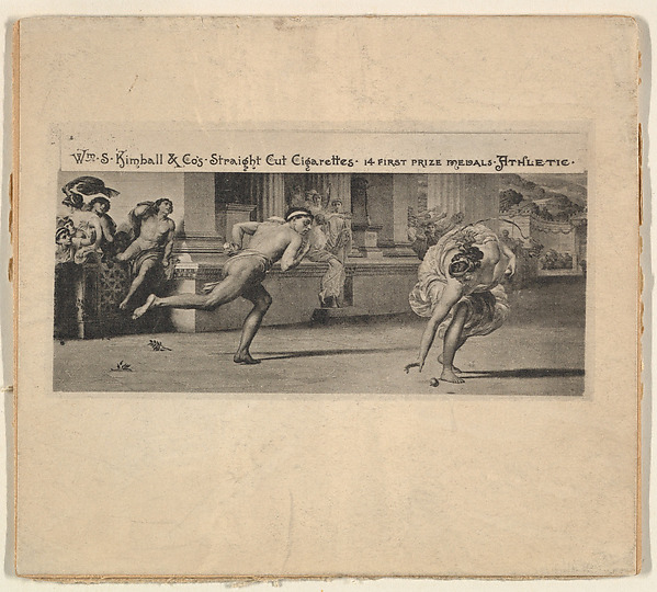 Athletic, from the Sports and Art Subjects series (N197) issued by Wm. S. Kimball & Co. by William S. Kimball & Company, The Metropolitan Museum of Art