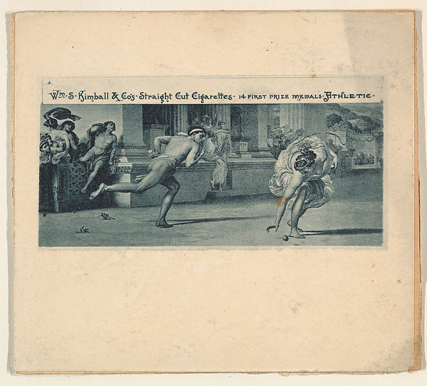 Athletic, from the Sports and Art Subjects series (N197) issued by Wm. S. Kimball & Co. by William S. Kimball & Company, The Metropolitan Museum of Art