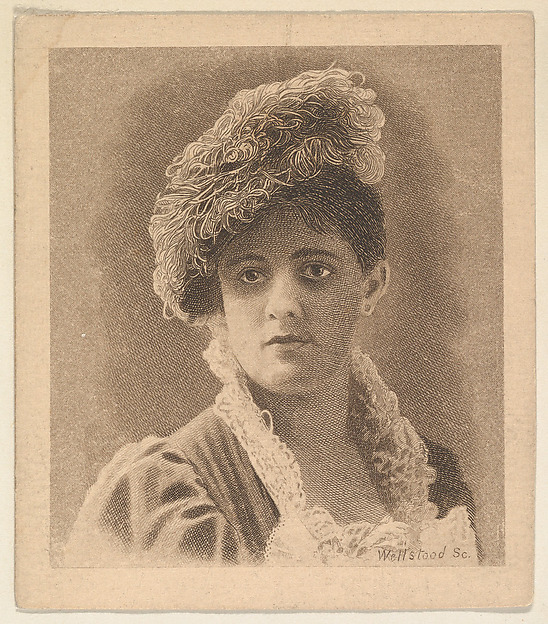 Portrait, from the Women's Portraits series (N198) issued by Wm. S. Kimball & Co.