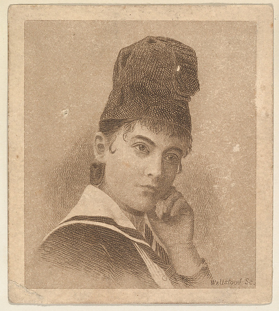 Portrait, from the Women's Portraits series (N198) issued by Wm. S. Kimball & Co.