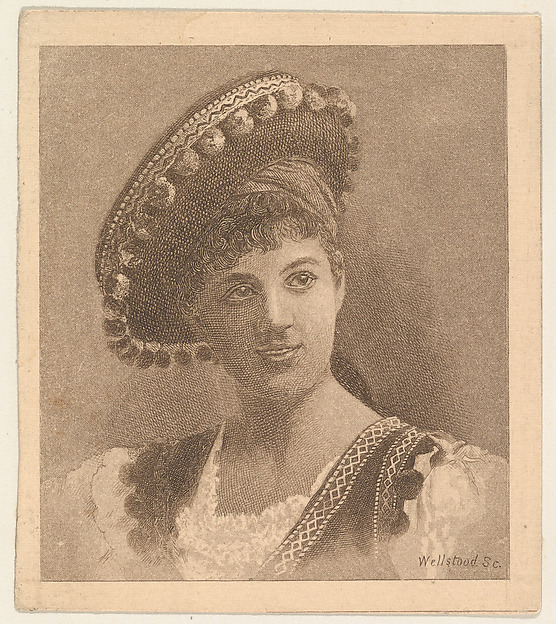 Portrait, from the Women's Portraits series (N198) issued by Wm. S. Kimball & Co.