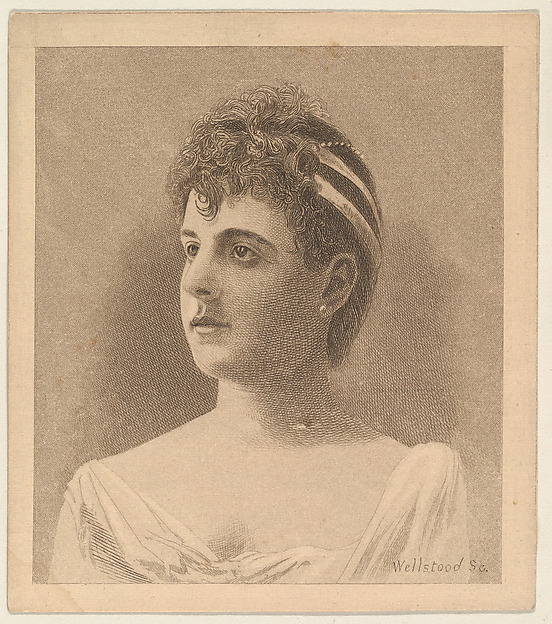 Portrait, from the Women's Portraits series (N198) issued by Wm. S. Kimball & Co.