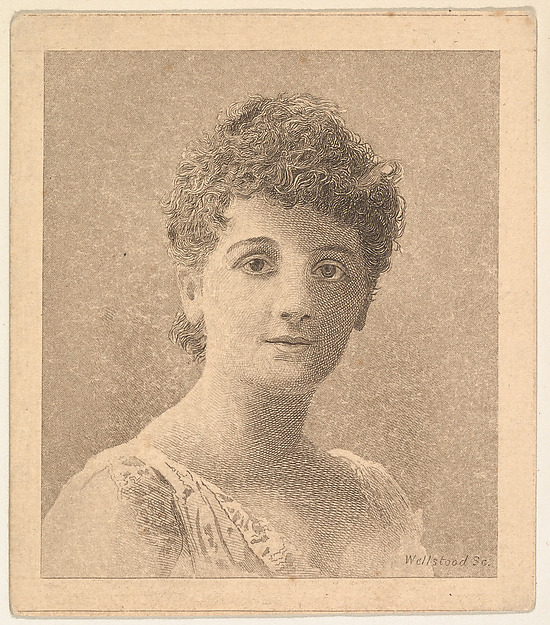 Portrait, from the Women's Portraits series (N198) issued by Wm. S. Kimball & Co.