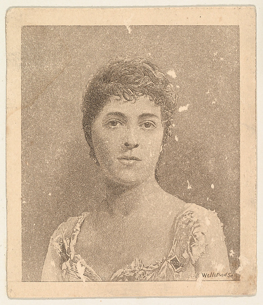 Portrait, from the Women's Portraits series (N198) issued by Wm. S. Kimball & Co.